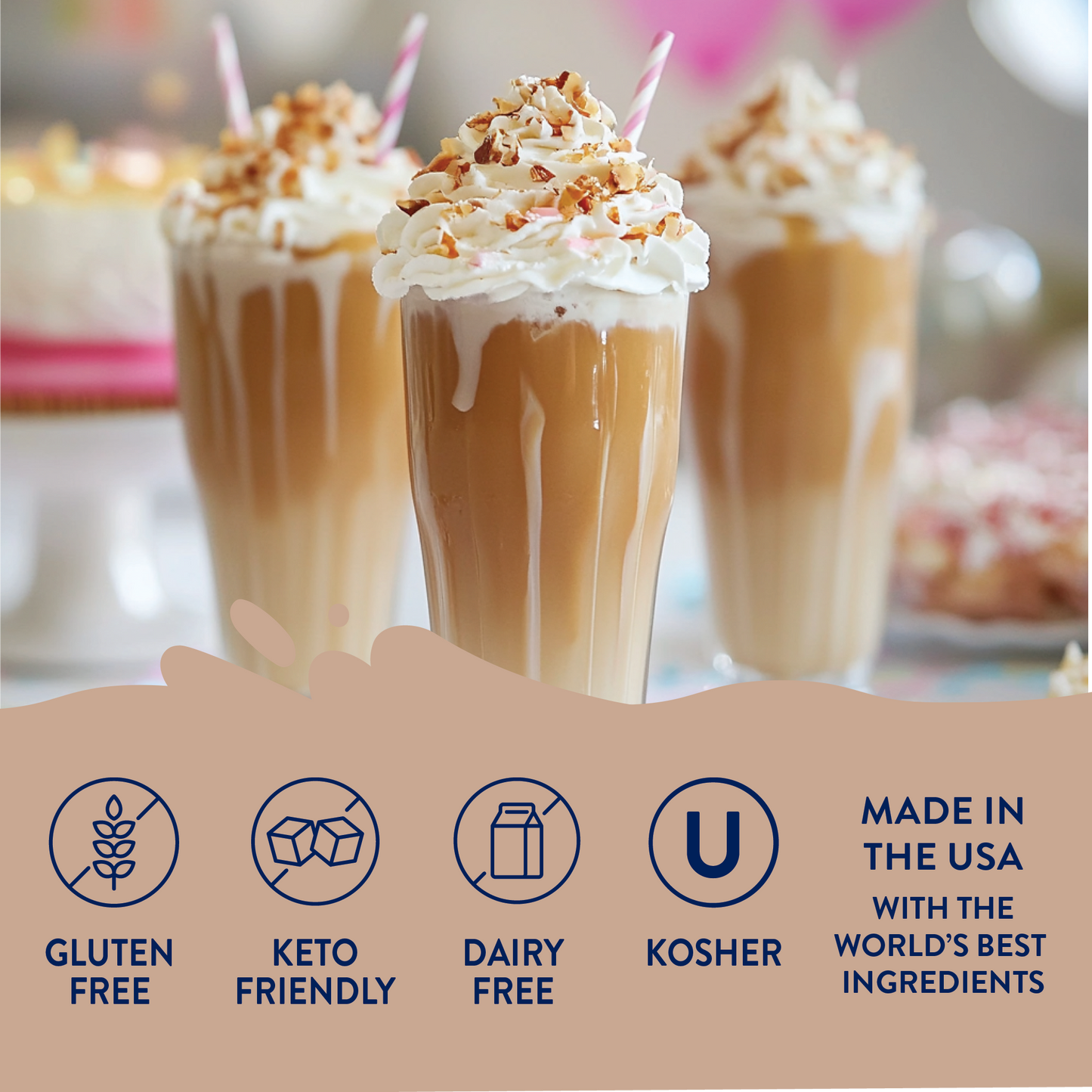 Jordan's Skinny Mixes - Sugar Free Caramel Pecan Syrup