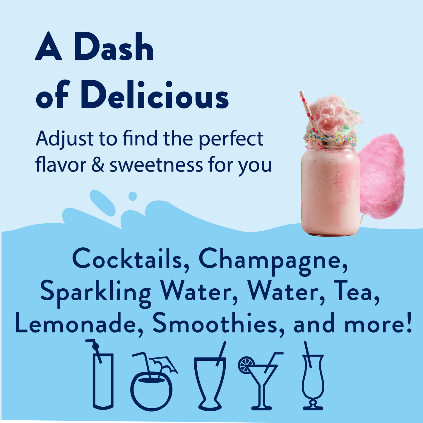 Jordan's Skinny Mixes - Sugar Free Cotton Candy Syrup