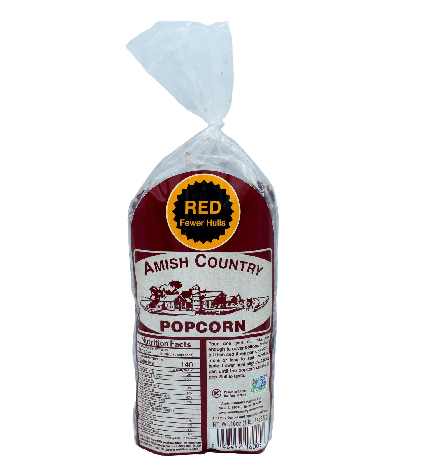 Amish Country Popcorn -  1lb Bags of Popcorn