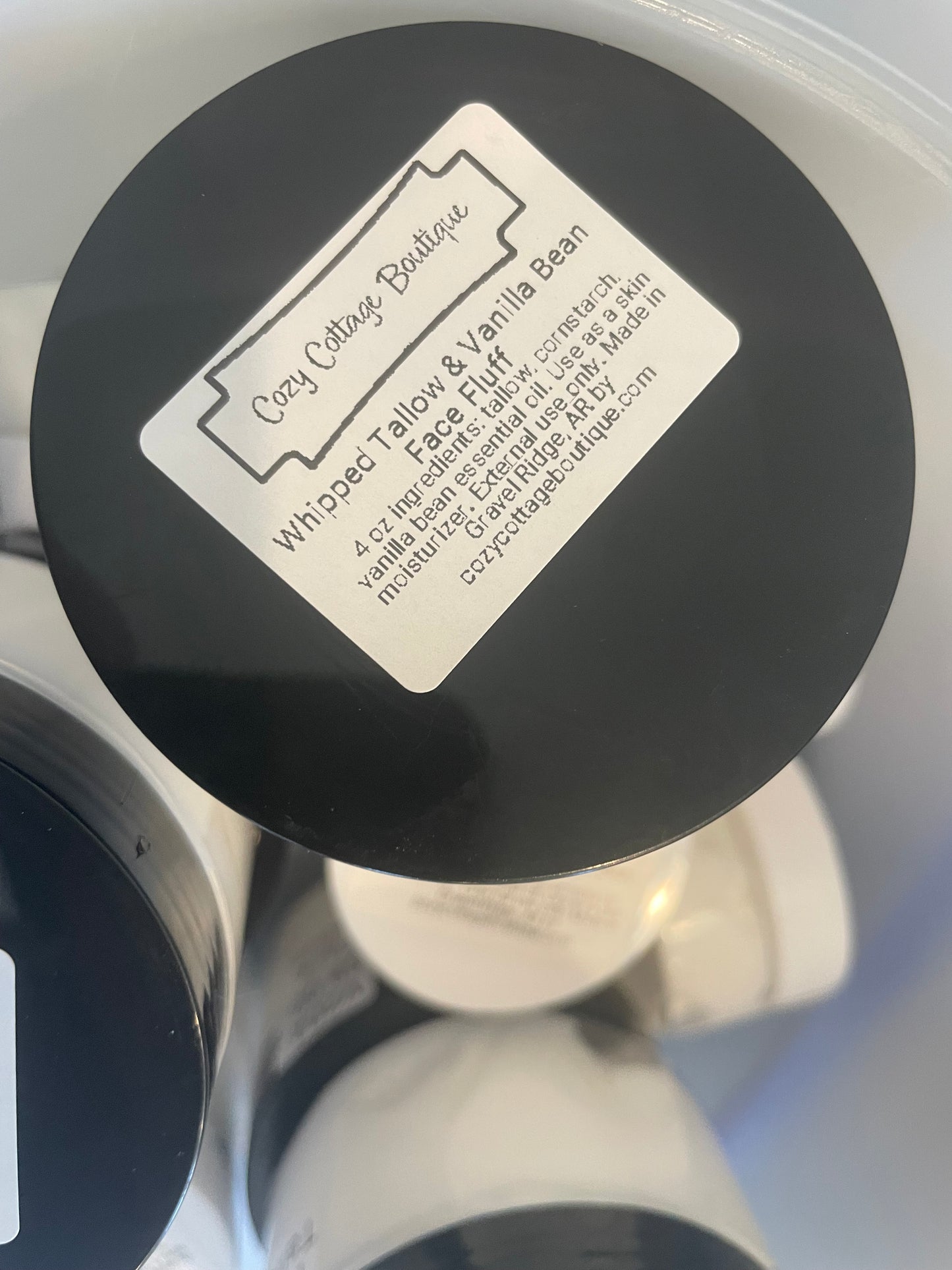 Tallow face fluff cream