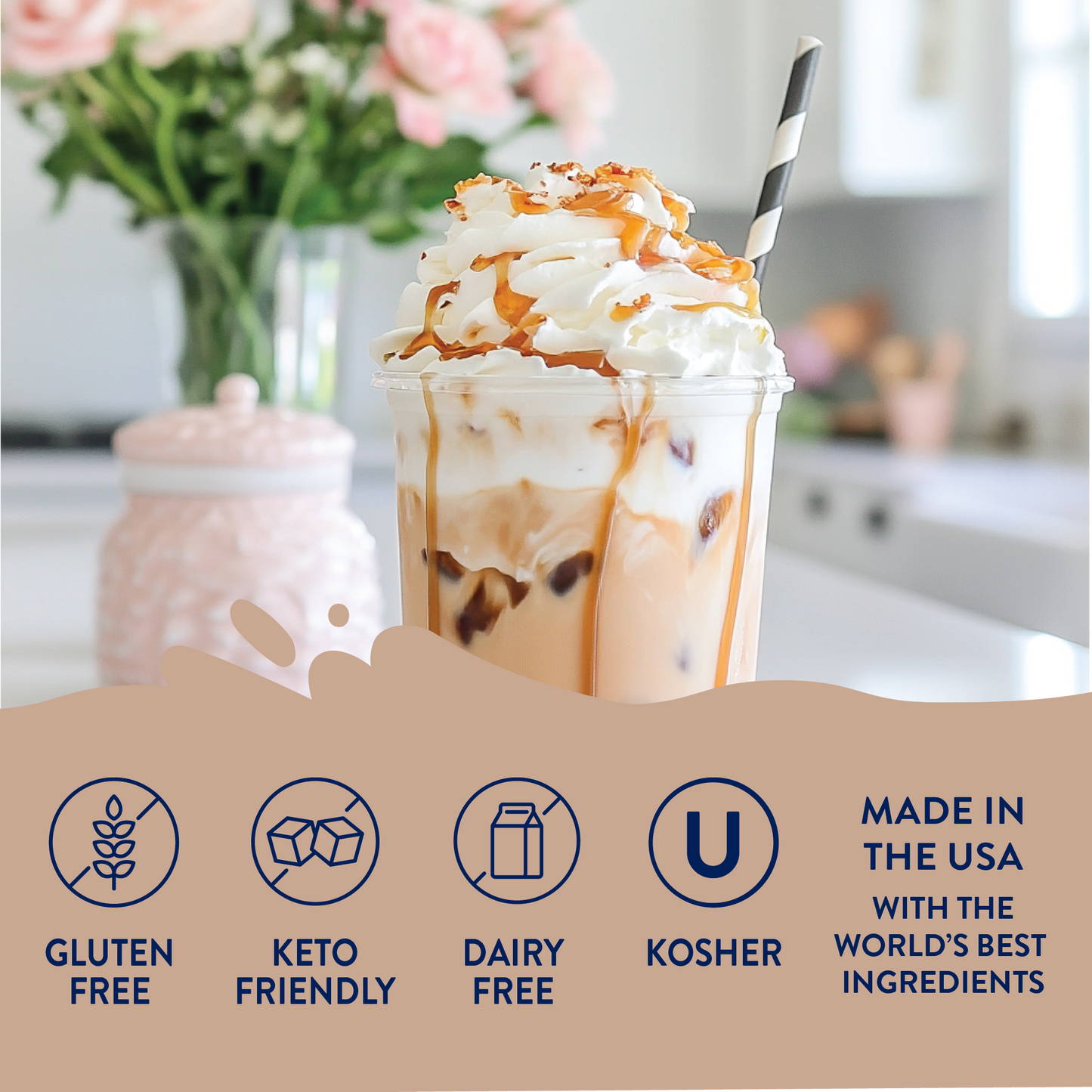 Jordan's Skinny Mixes - Sugar Free Caramel Macchiato Syrup