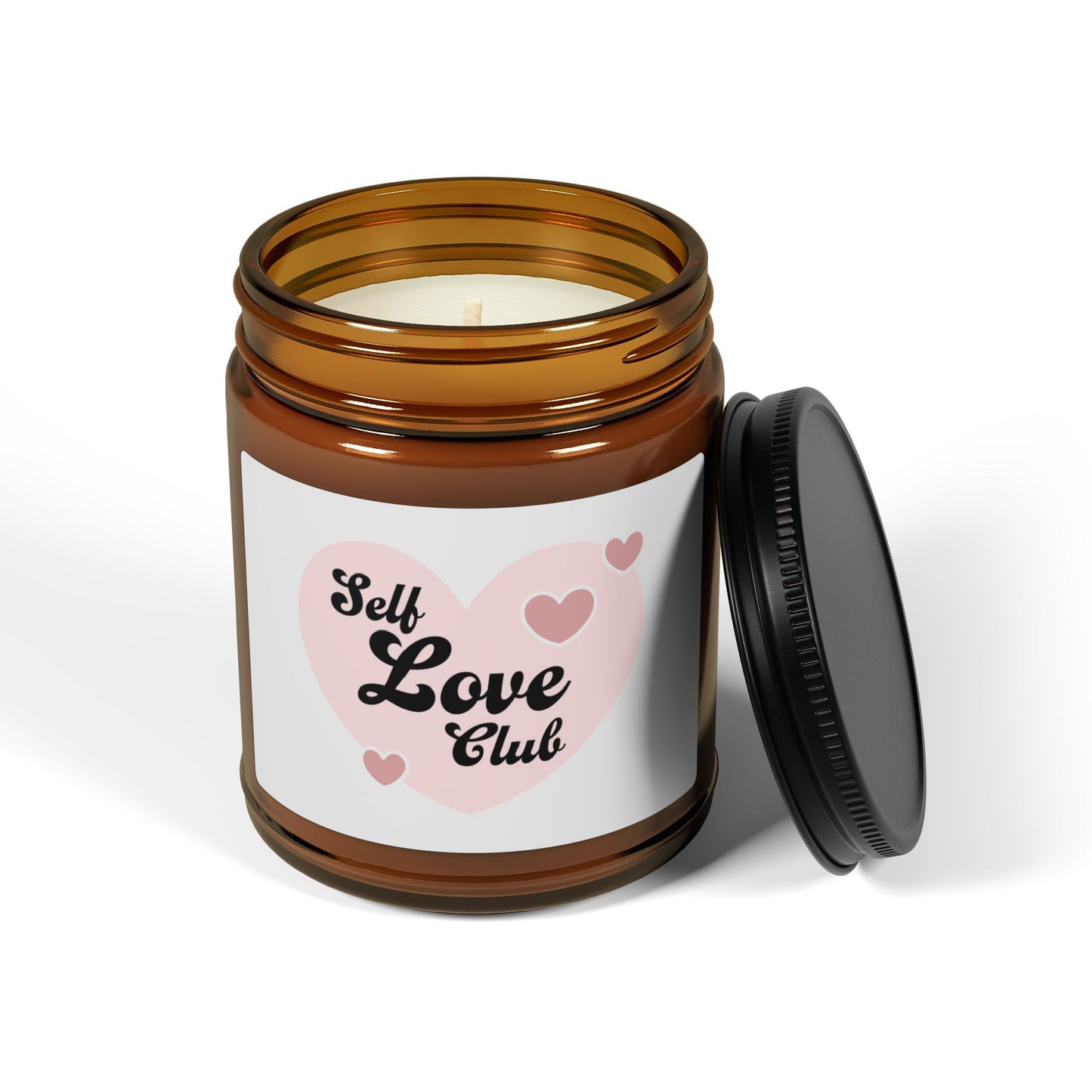 Self Love Club Soy Candle — Amber Jar Scented Candle (Multi-Size)