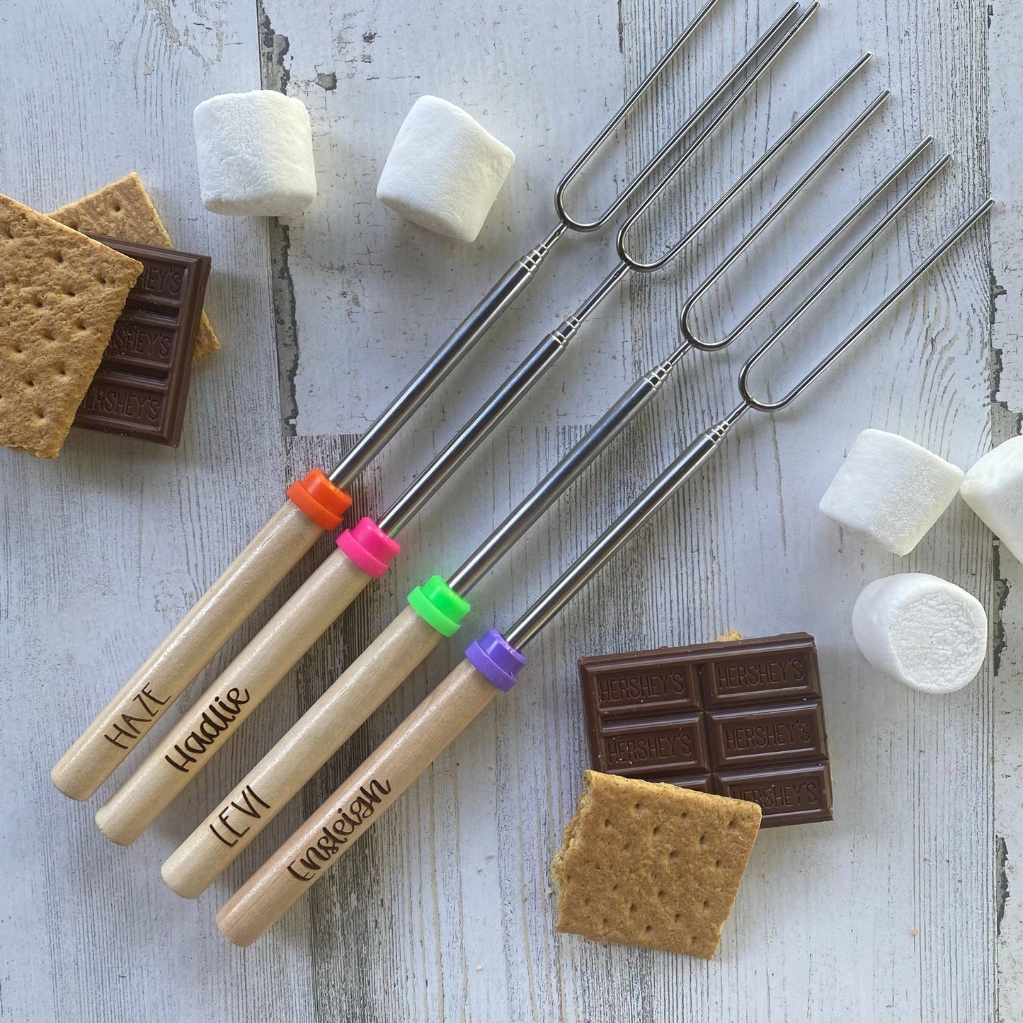 Infinity Cuts & Creations - Campfire Sticks - Script / Mixed Colors  “ Let’s Get Cozy”