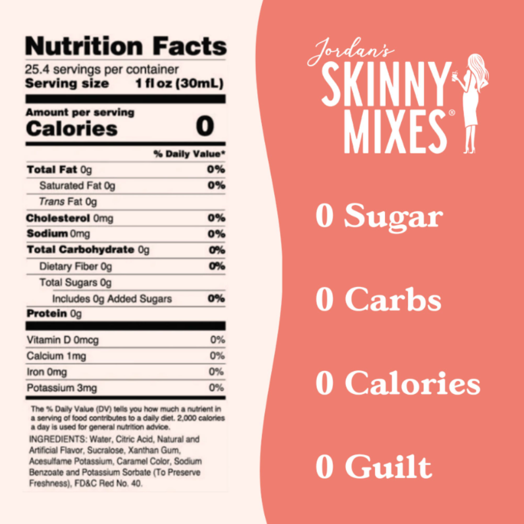 Jordan's Skinny Mixes - Sugar Free Ruby Red Grapefruit Syrup