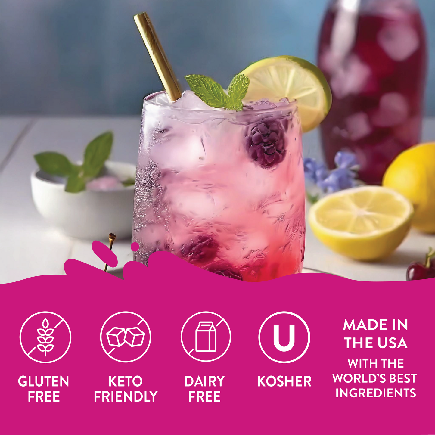 Jordan's Skinny Mixes - Sugar Free Grenadine Syrup - 375ml Mixer