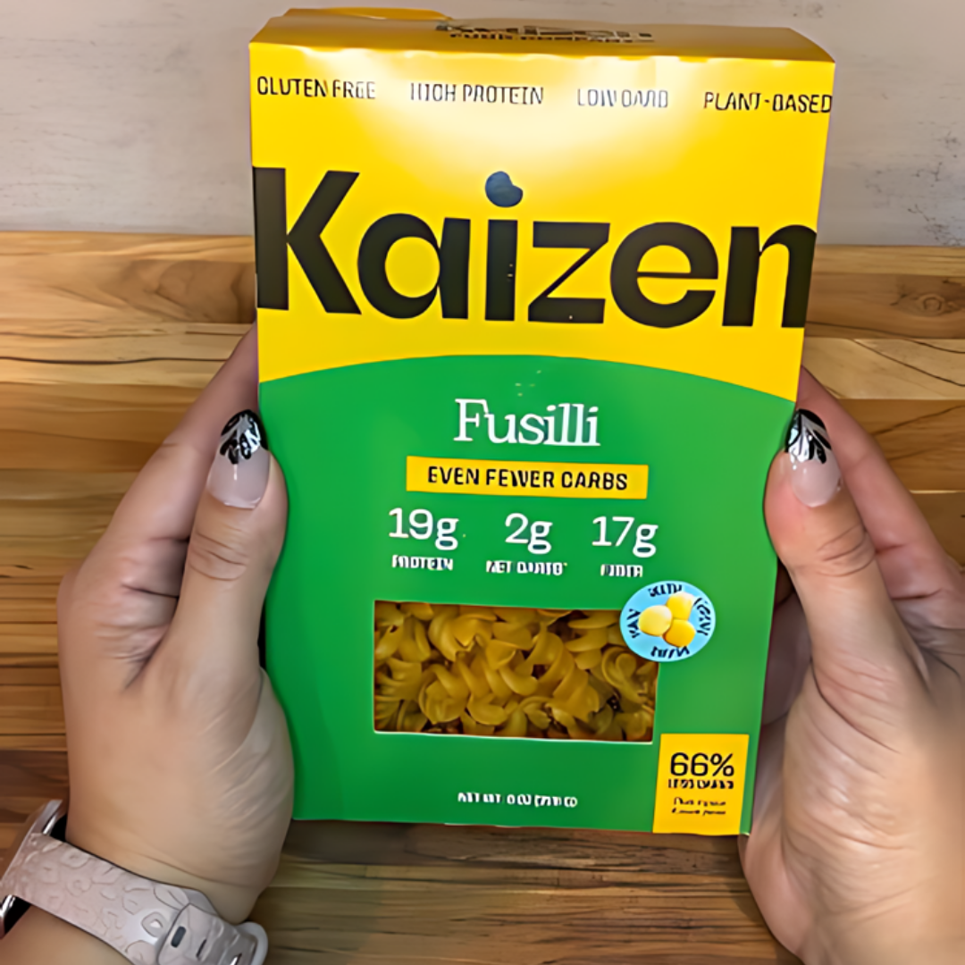 Kaizen Food Company - Fusilli 2g Net Carb High Protein Pasta - Fewer Carbs, Keto