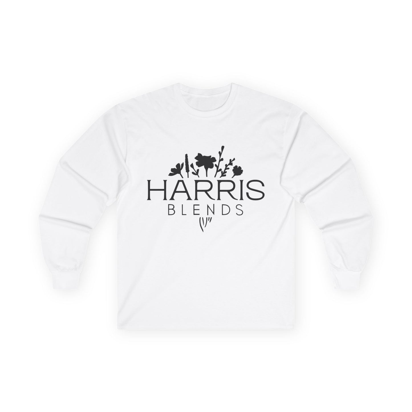 Harris Blends Logo Long Sleeve Tee