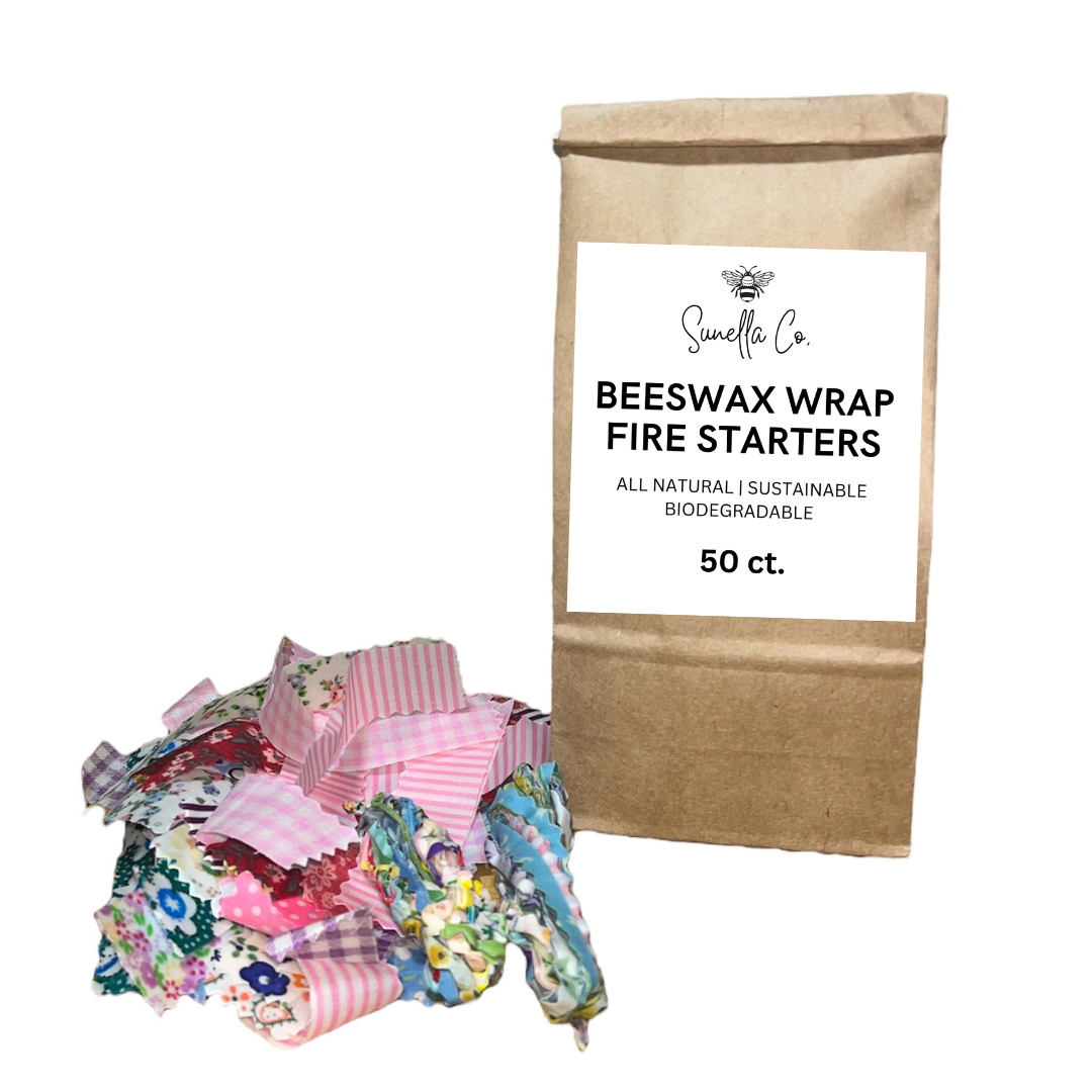 Sunella Co. - Beeswax Wrap Fire Starters