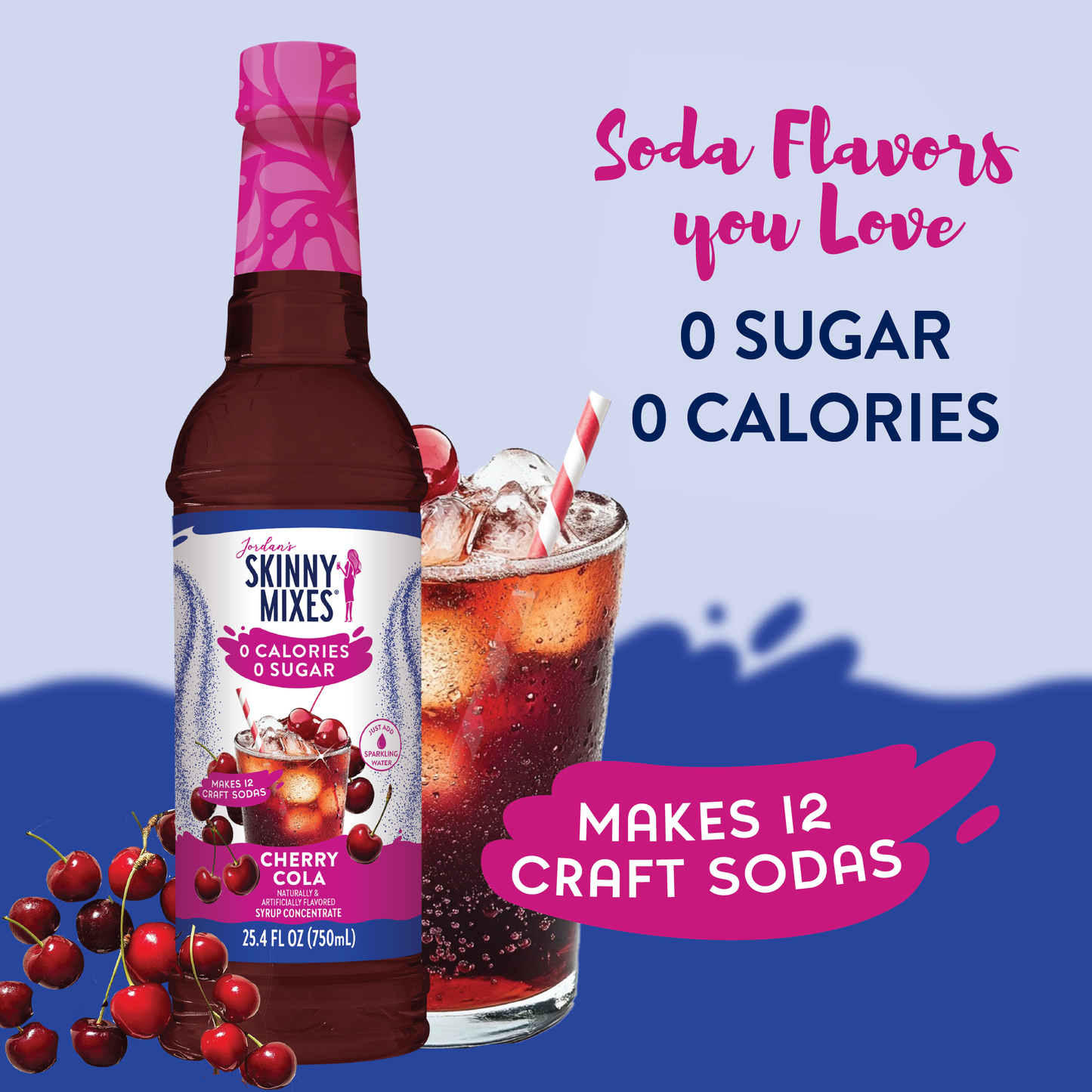Jordan's Skinny Mixes - Sugar Free Cherry Cola Syrup