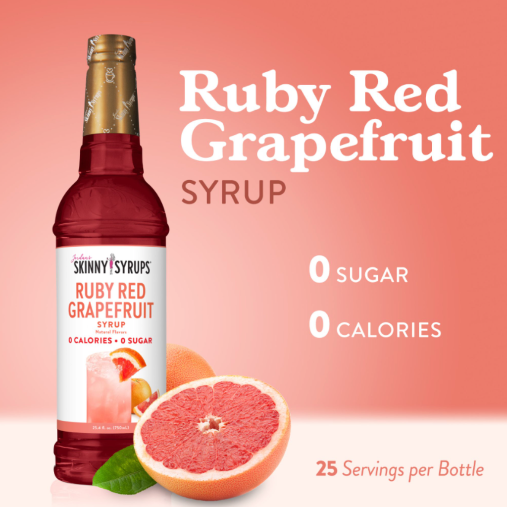 Jordan's Skinny Mixes - Sugar Free Ruby Red Grapefruit Syrup