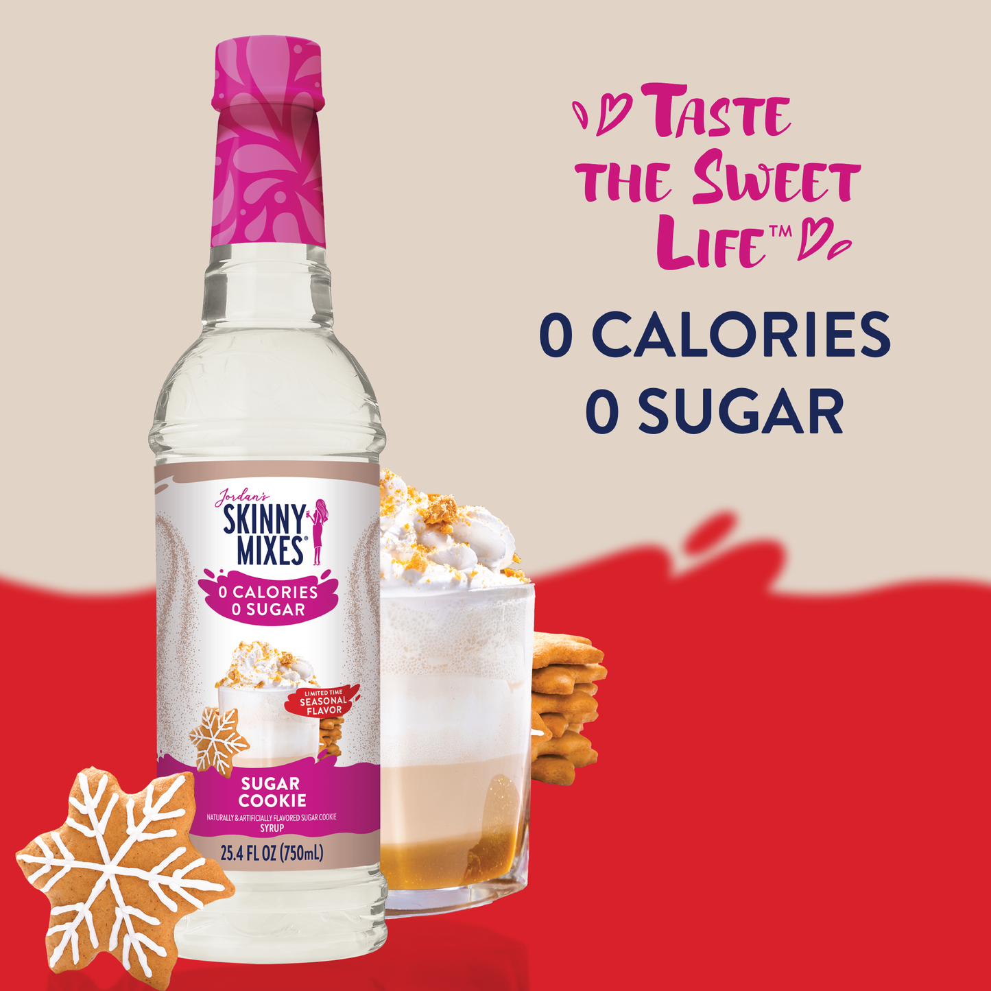Jordan's Skinny Mixes - Sugar Free Sugar Cookie Syrup