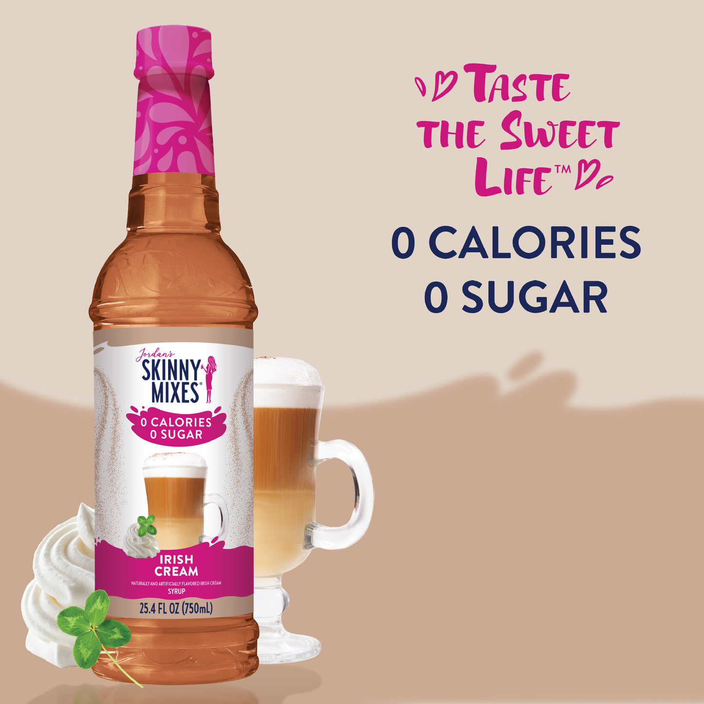 Jordan's Skinny Mixes - Sugar Free Irish Cream Syrup