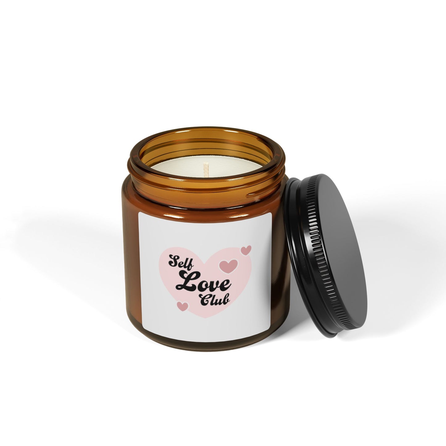 Self Love Club Soy Candle — Amber Jar Scented Candle (Multi-Size)