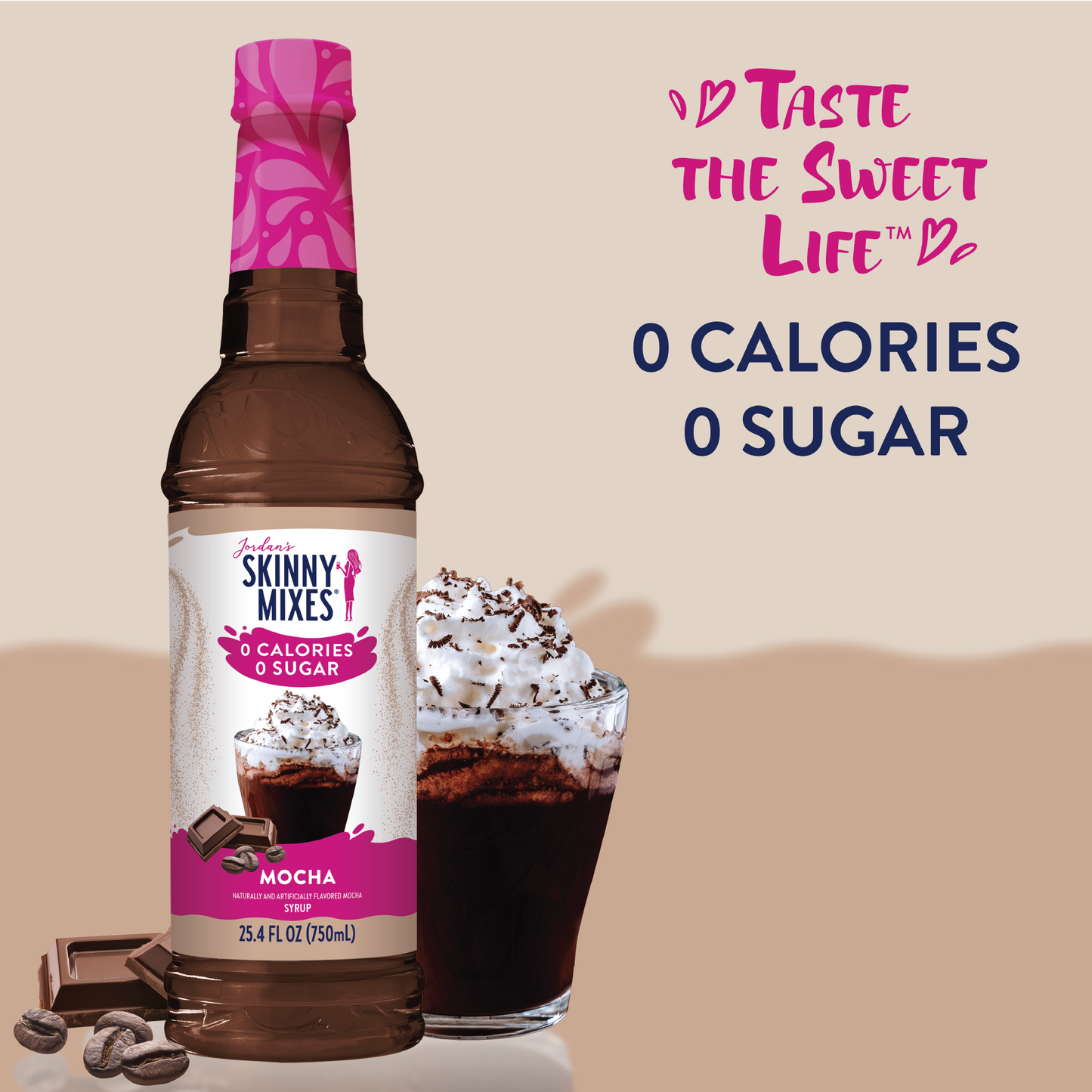 Jordan's Skinny Mixes - Sugar Free Mocha Syrup