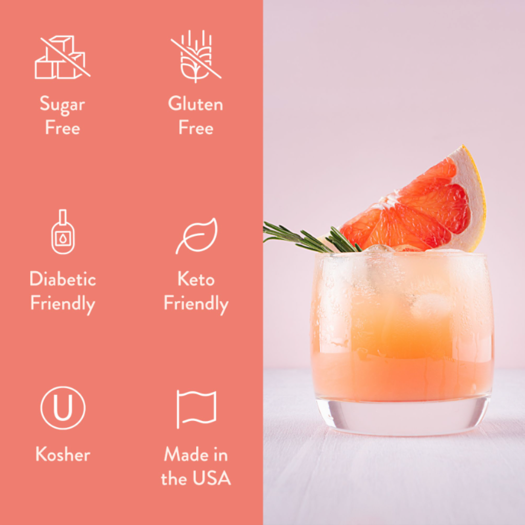 Jordan's Skinny Mixes - Sugar Free Ruby Red Grapefruit Syrup