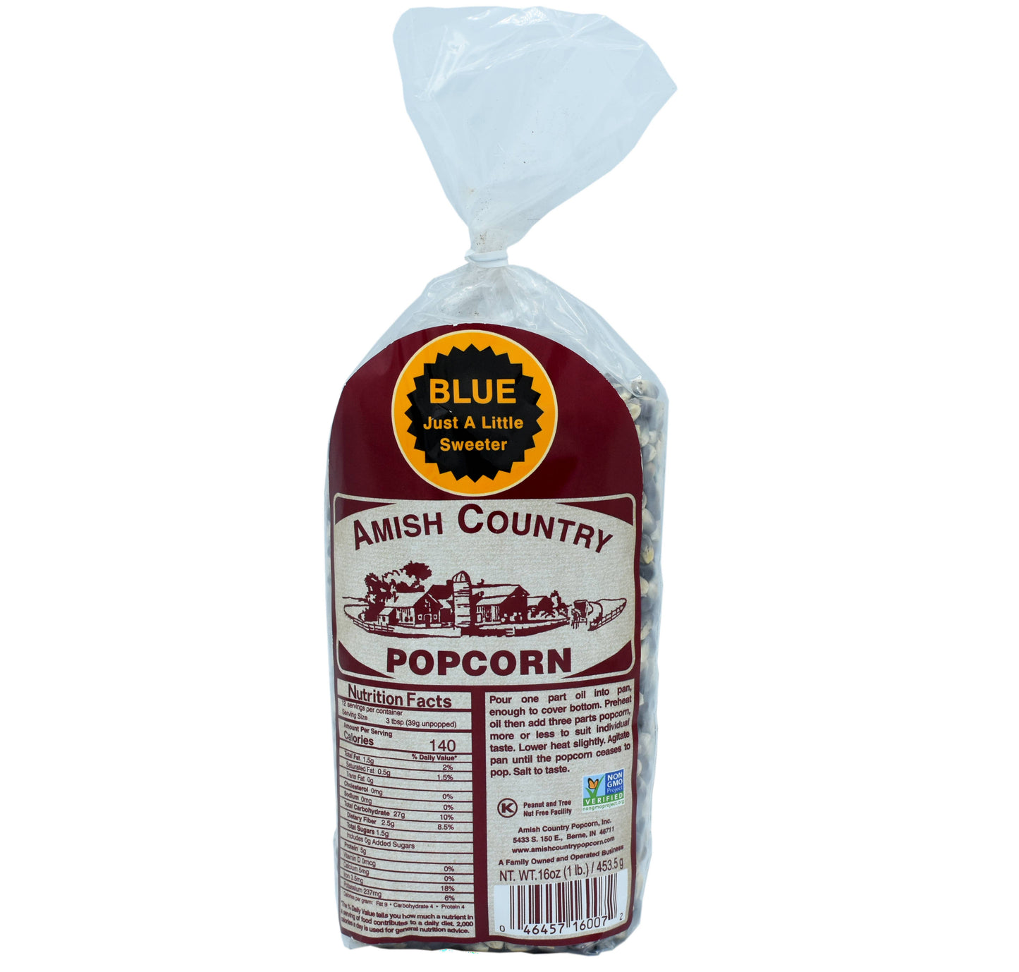 Amish Country Popcorn -  1lb Bags of Popcorn