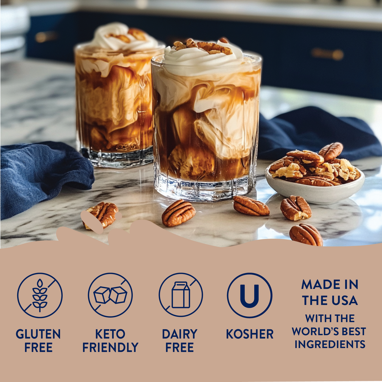 Jordan's Skinny Mixes - Sugar Free Maple Bourbon Pecan Syrup