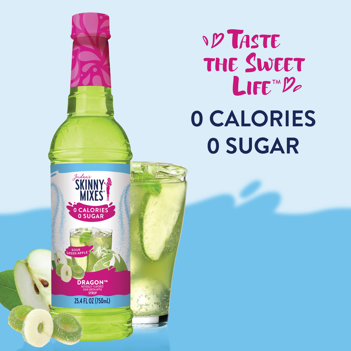 Jordan's Skinny Mixes - Sugar Free Sour Dragon™ Syrup