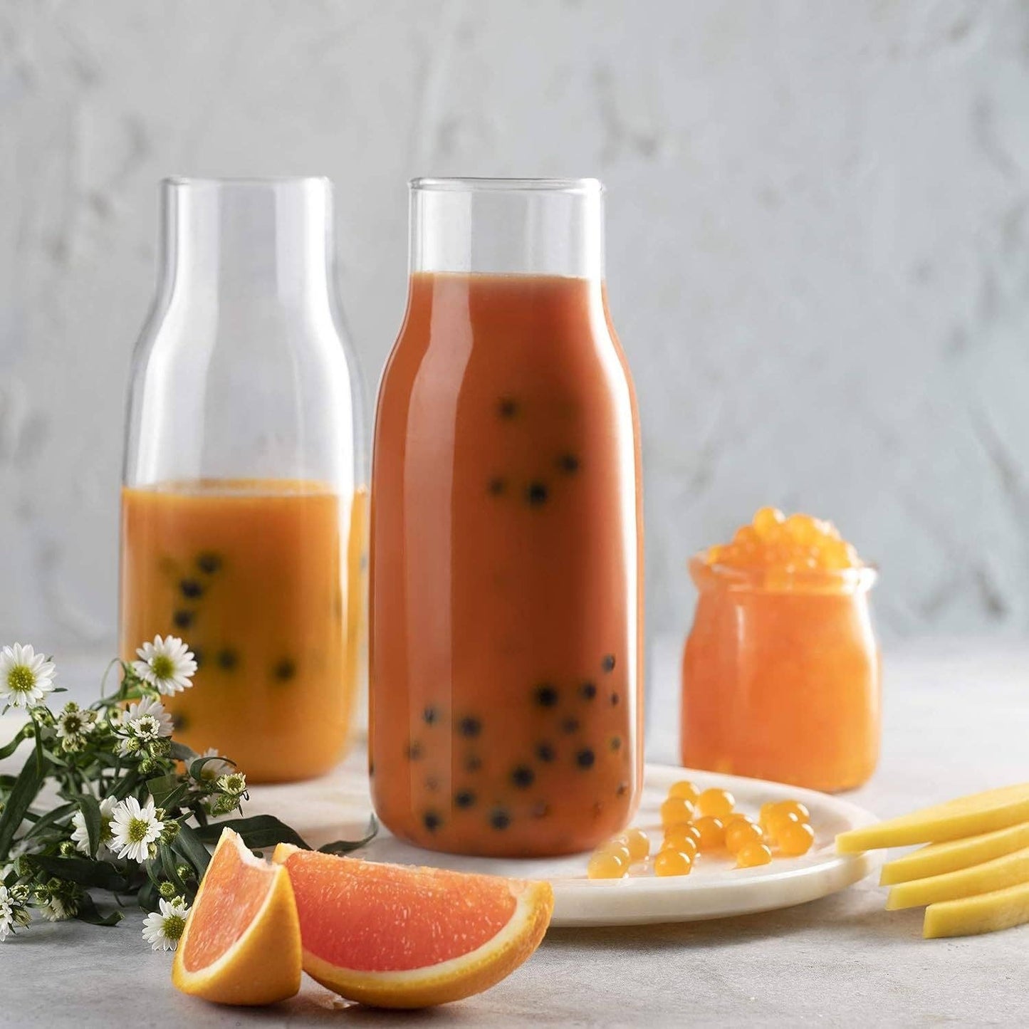 Syruvia - 1 LB Mango Flavored Popping Boba