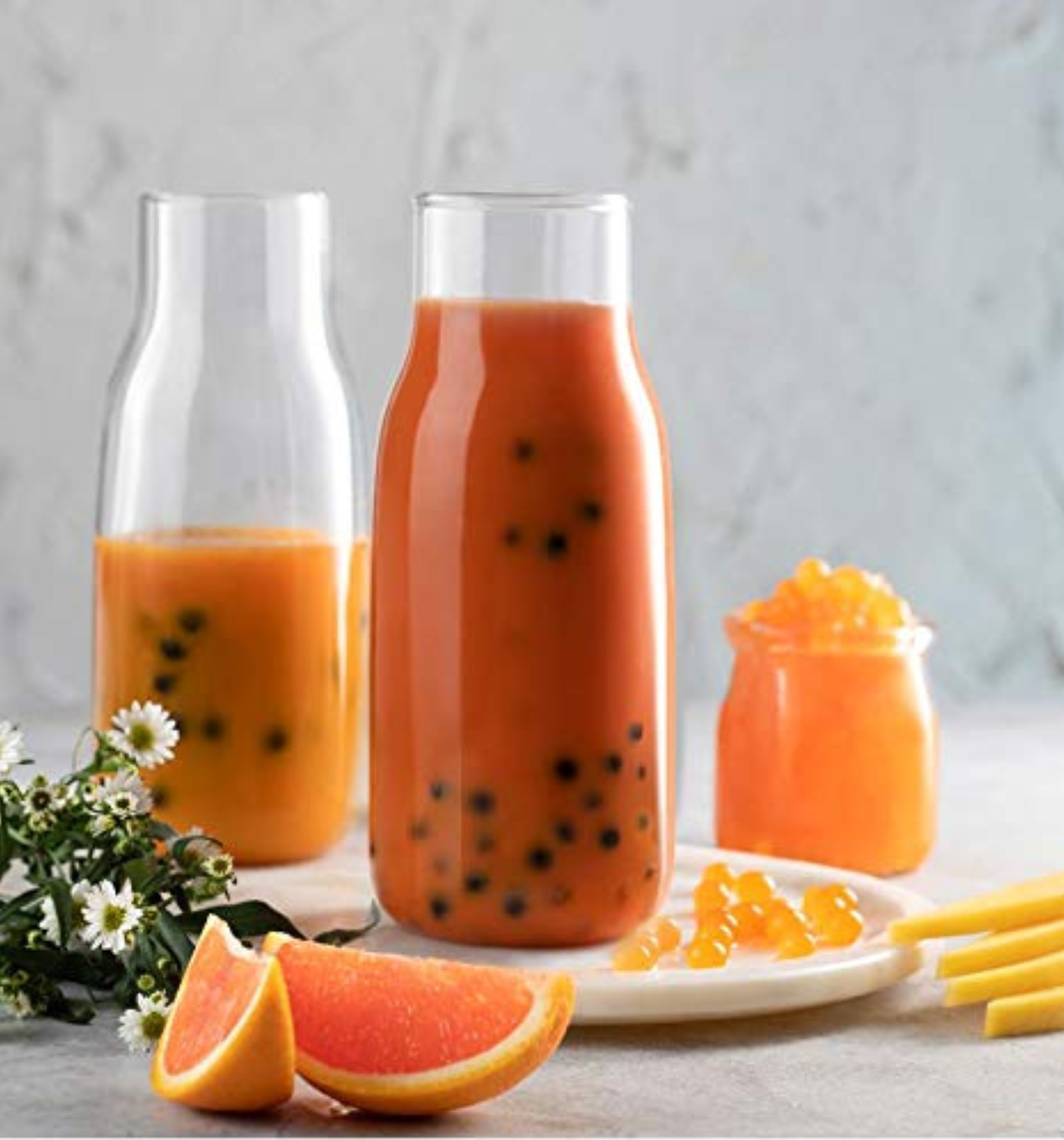 Syruvia - 1 LB Passion Fruit Flavored Popping Boba