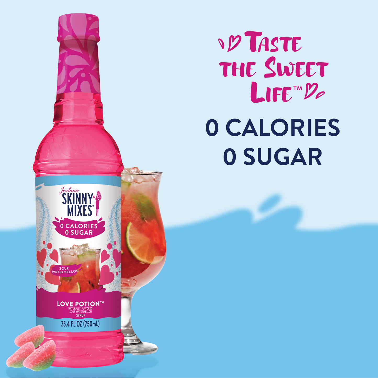 Jordan's Skinny Mixes - Sugar Free Sour Love Potion™ Syrup
