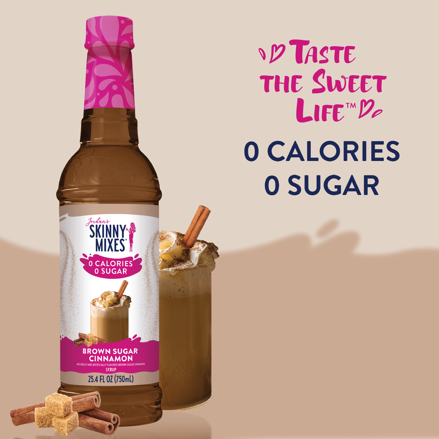 Jordan's Skinny Mixes - Sugar Free Brown Sugar Cinnamon Syrup