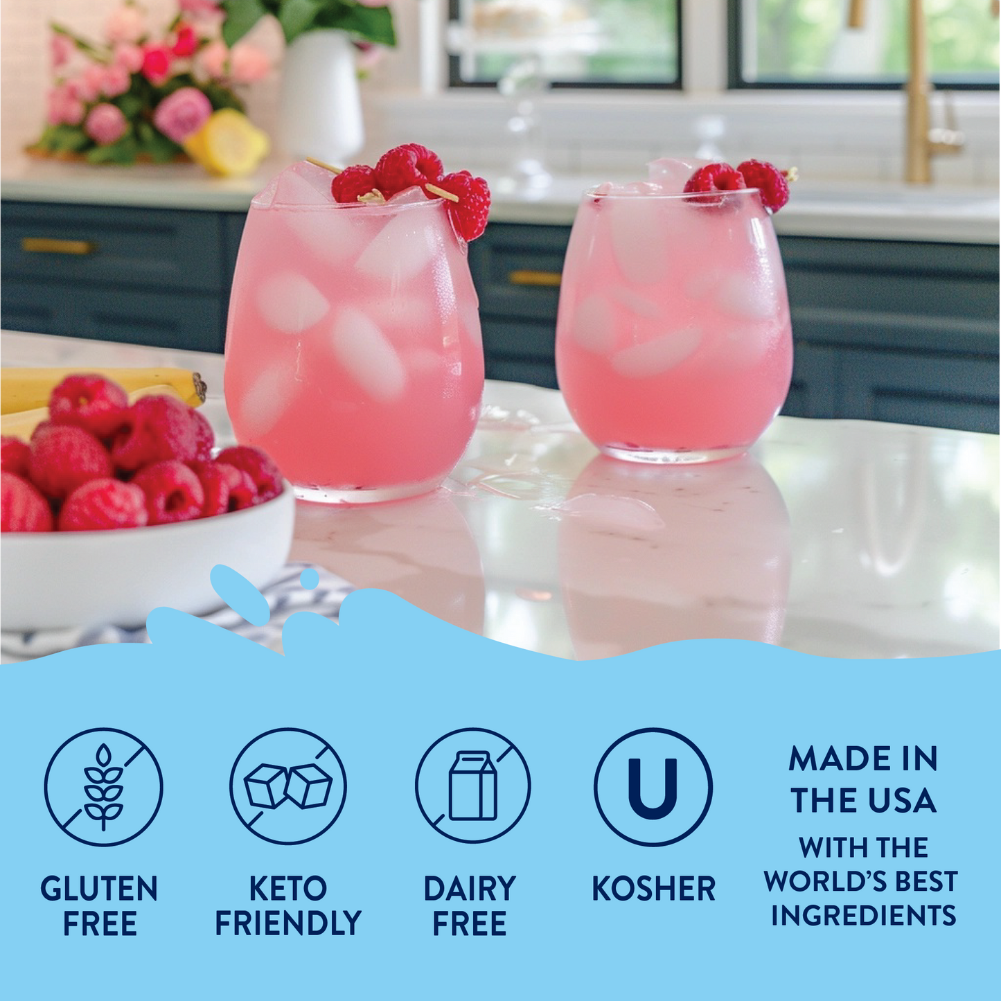 Jordan's Skinny Mixes - Sugar Free Raspberry Syrup