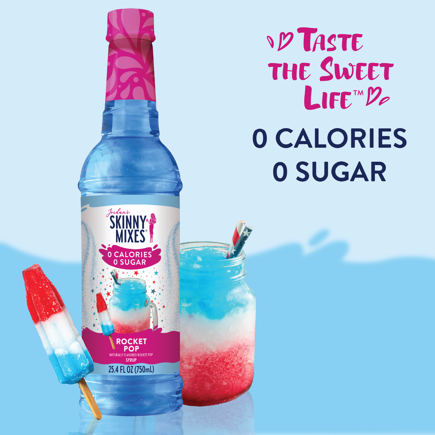 Jordan's Skinny Mixes - Sugar Free Rocket Pop Syrup - LTO