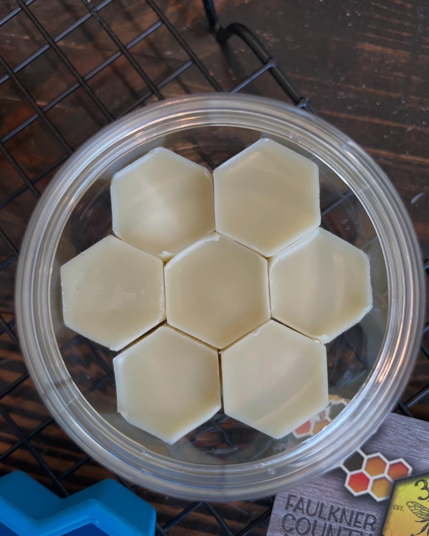 Lotion bars with local beeswax