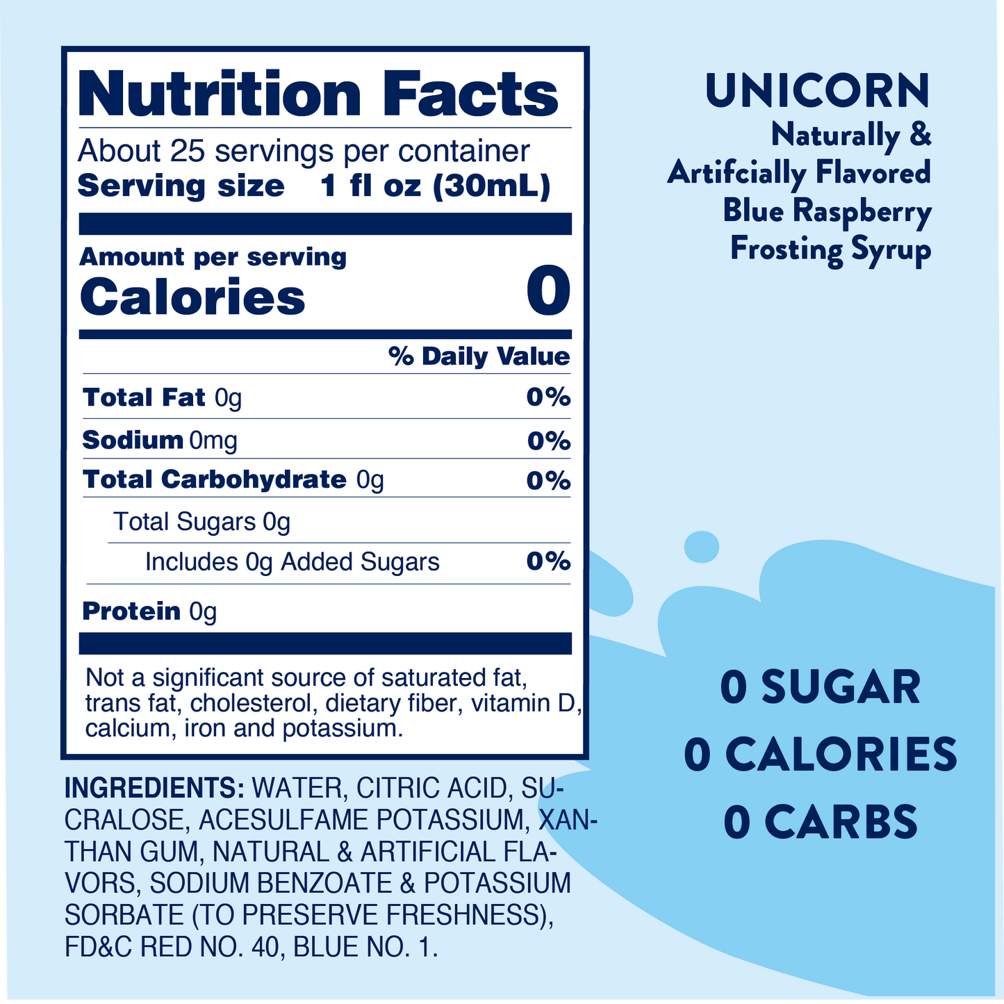 Jordan's Skinny Mixes - Sugar Free Unicorn™ Syrup