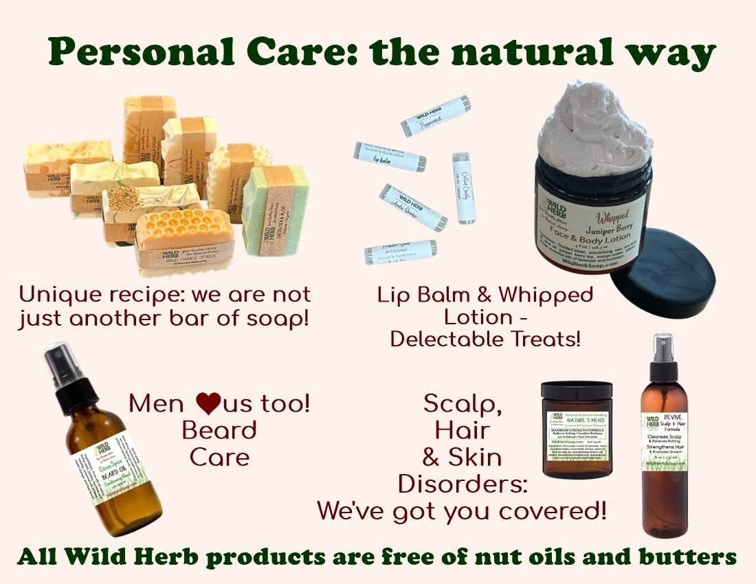 Wild Herb Soap Co - Coffee Scrub Bar | All Natural Soap Bar Nut Free Product