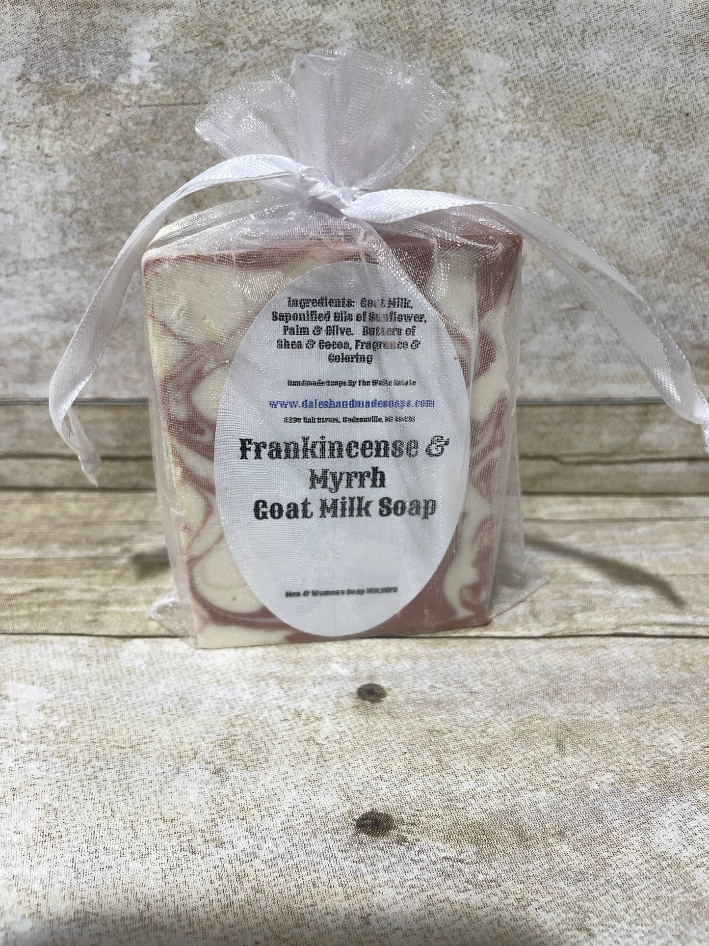 Dales Handmade Soaps & More - Frankincense & Myrrh Goat Milk Soap