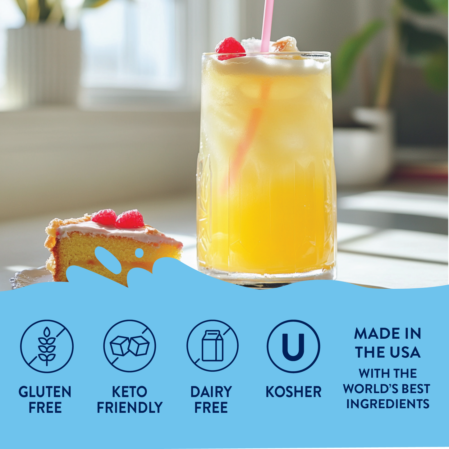 Jordan's Skinny Mixes - Sugar Free Pineapple Upside Down Cake Syrup