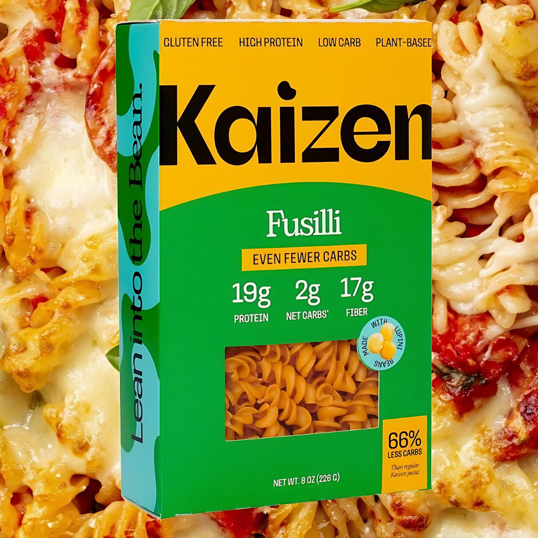Kaizen Food Company - Fusilli 2g Net Carb High Protein Pasta - Fewer Carbs, Keto
