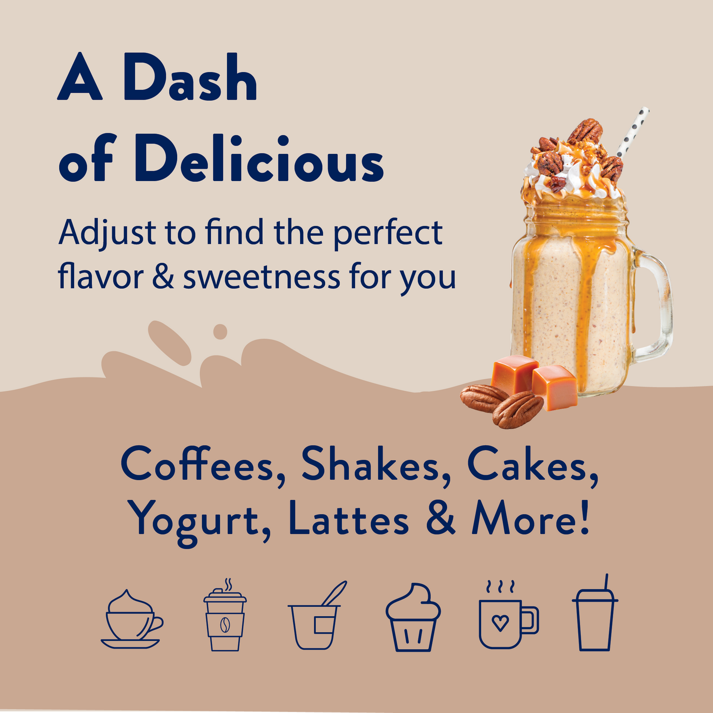 Jordan's Skinny Mixes - Sugar Free Caramel Pecan Syrup