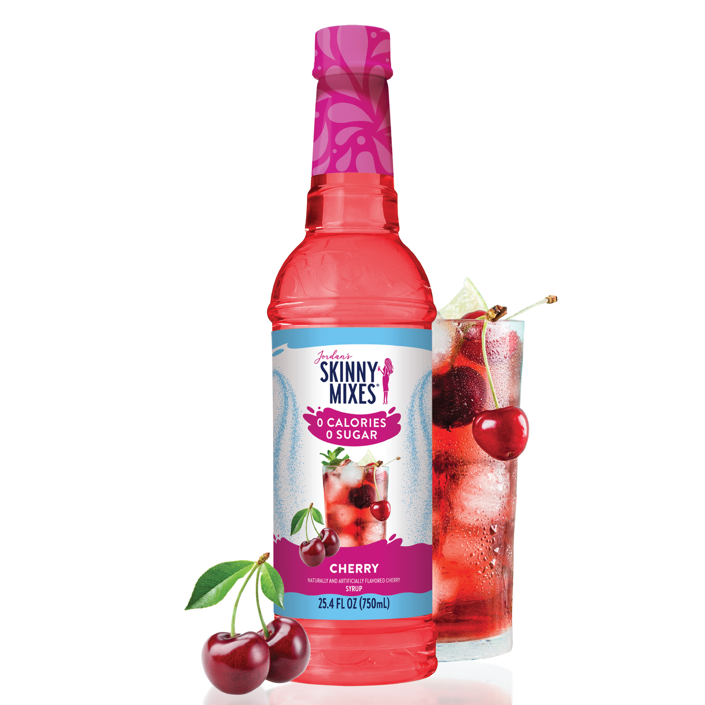 Jordan's Skinny Mixes - Sugar Free Cherry Flavor Infusion Syrup