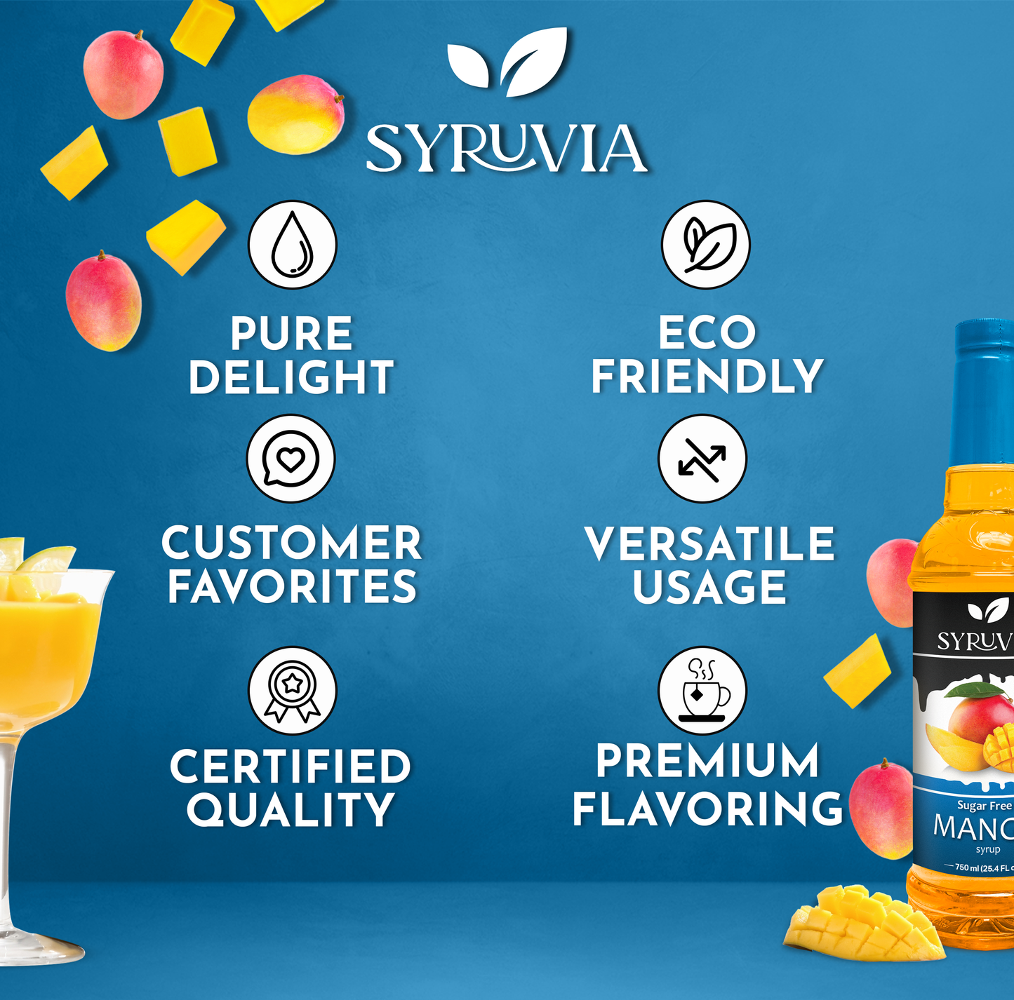 Syruvia - Sugar-Free Mango Syrup