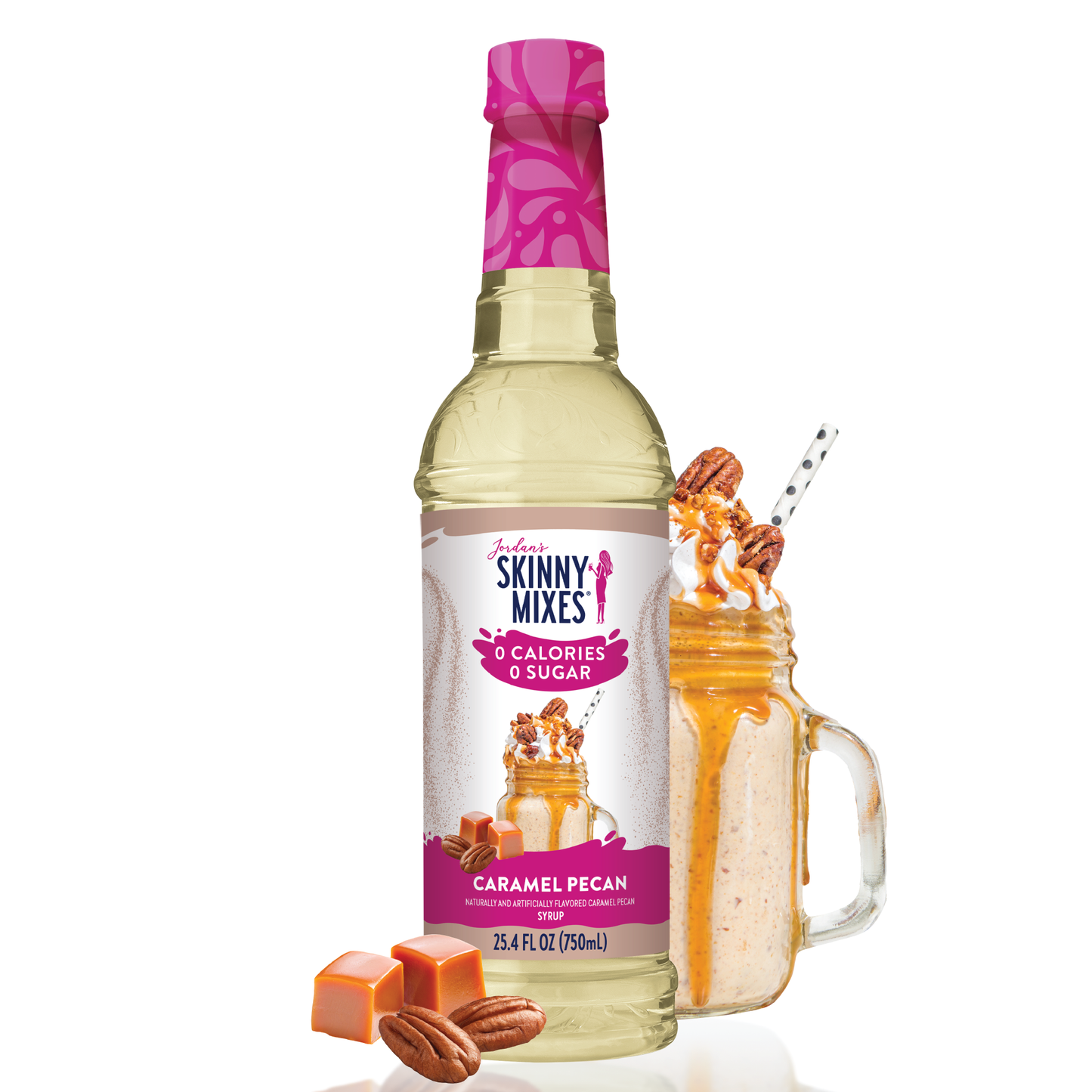 Jordan's Skinny Mixes - Sugar Free Caramel Pecan Syrup