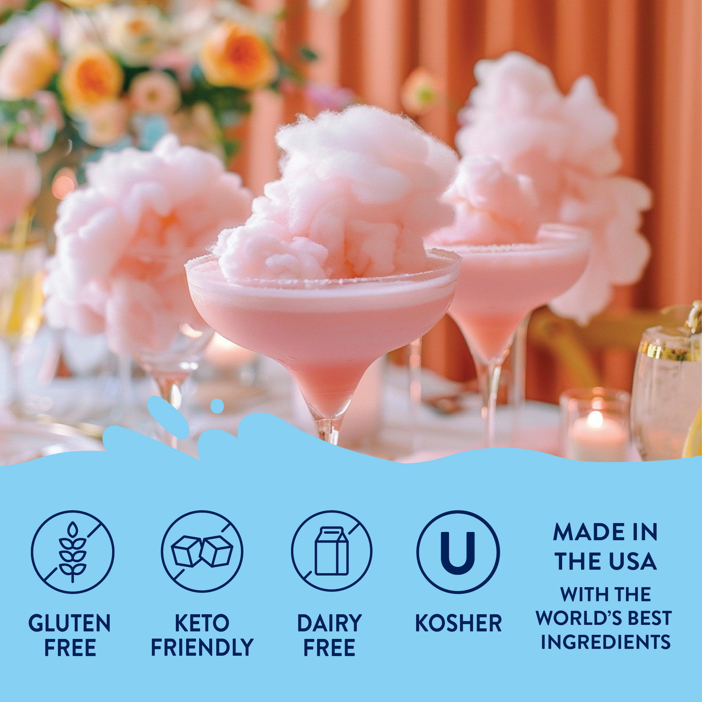 Jordan's Skinny Mixes - Sugar Free Cotton Candy Syrup