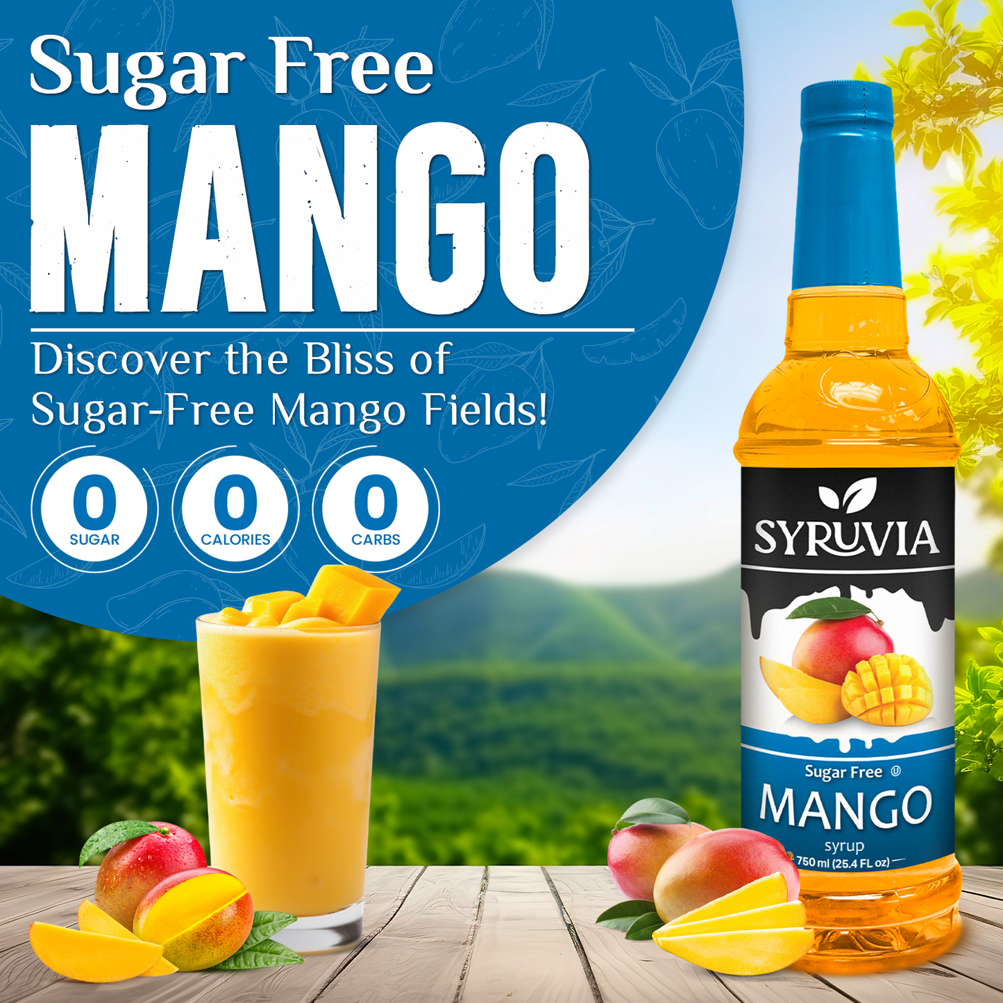 Syruvia - Sugar-Free Mango Syrup