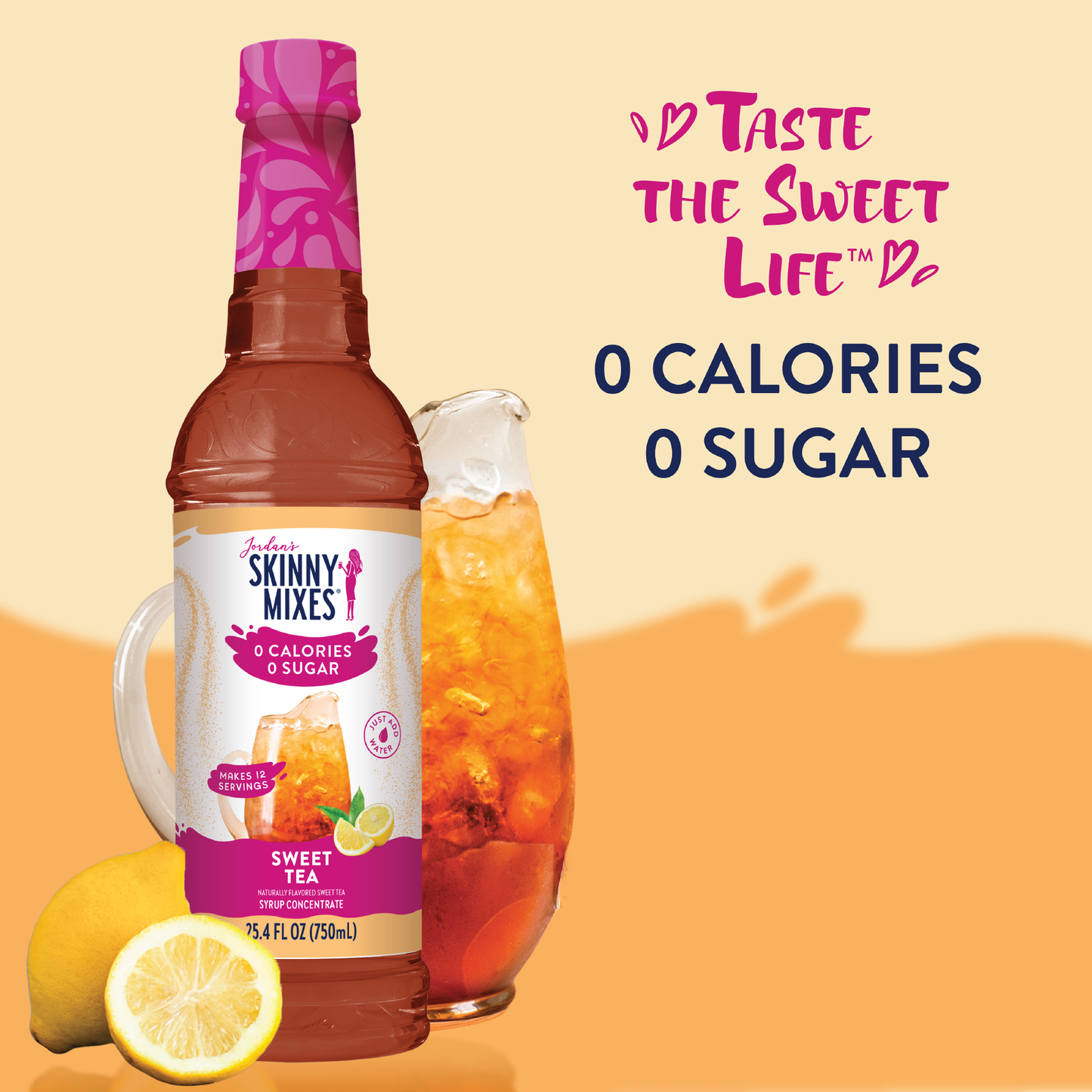 Jordan's Skinny Mixes - Sugar Free Sweet Tea Syrup Concentrate