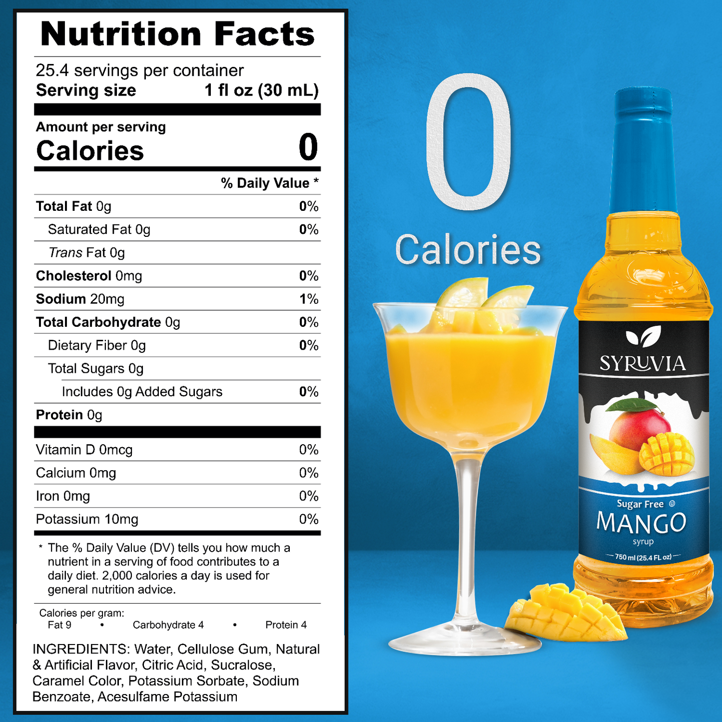 Syruvia - Sugar-Free Mango Syrup