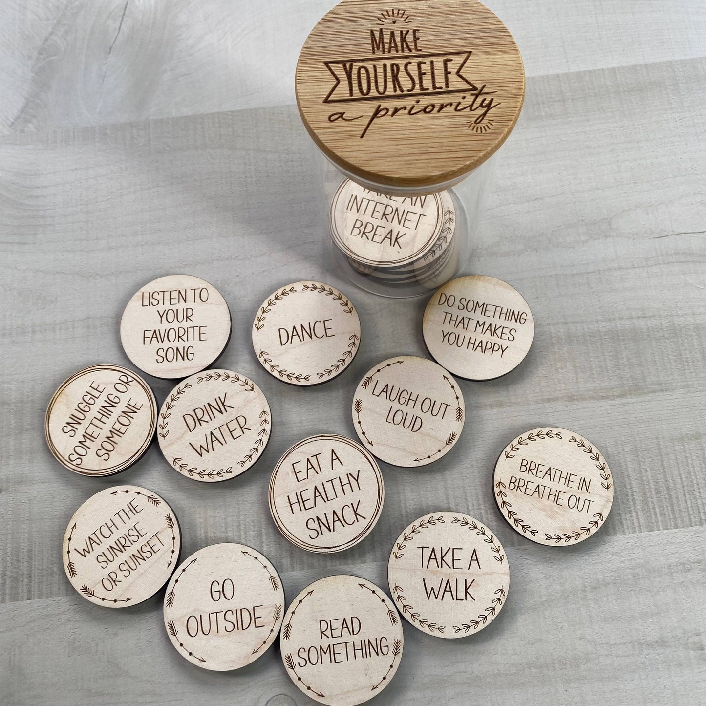 Infinity Cuts & Creations - Self Care Jar