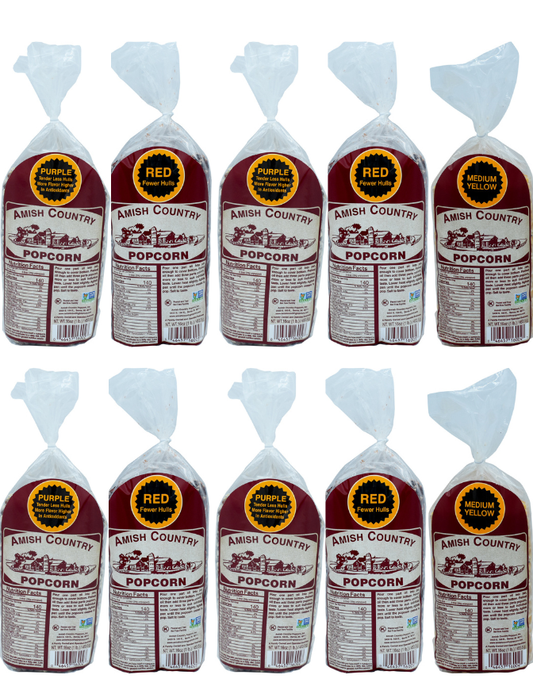 Amish Country Popcorn -  1lb Bags of Popcorn