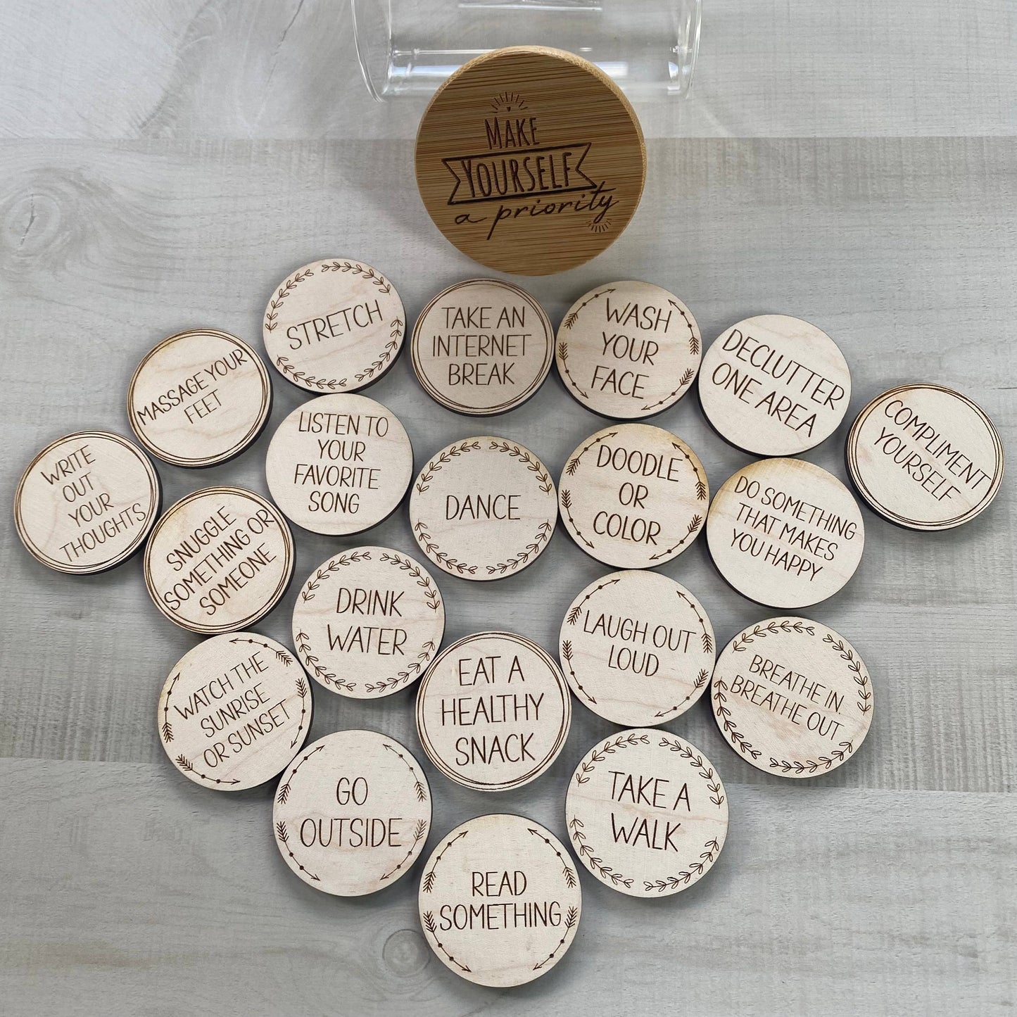 Infinity Cuts & Creations - Self Care Jar